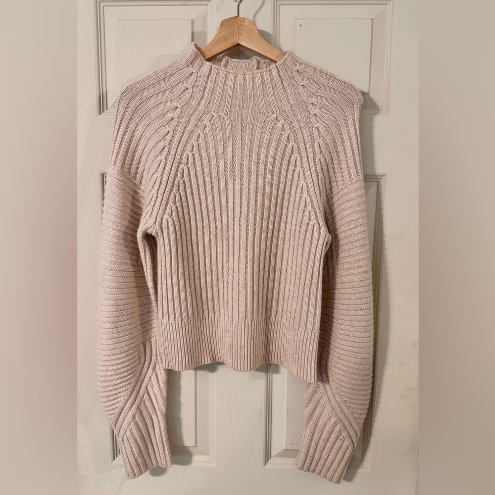 Rag & Bone turtledove Oakes mock neck sweater
